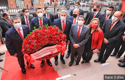 Lilian Samaniego, el viernes último, en el aniversario de la ANR.