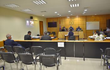El excura Ovelar participó del juicio por medios telemáticos.