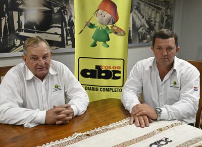 El coordinador general de Agrodinámica 2023 Orlando Gallas (i) y el presidente de la comisión organizadora, Miguel Andreiuk (d), estuvieron en ABC Color y dieron todos los detalles sobre lo que será esta muestra considerada una de las más importantes del agronegocio.