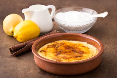 Crema catalana.