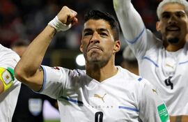 Luis Suárez, delantero goleador de la selección uruguaya.