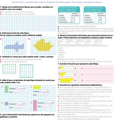 Próxima parada...quinto grado