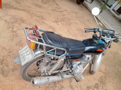 Policía recuperó una moto robada en Asunción