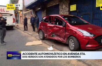 Video: Accidente automovilístico en Avda. 5ta
