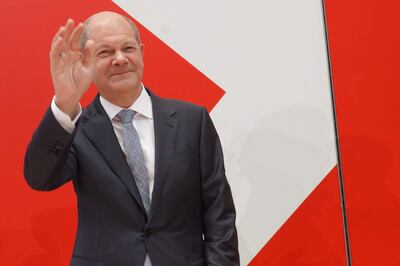 Olaf Scholz, líder socialdemócrata alemán.