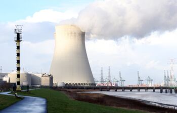 Puerto de de Doel cerca de Antwerp.