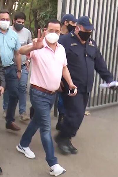 Miguel Cuevas al abandonar la Agrupación Especializada.