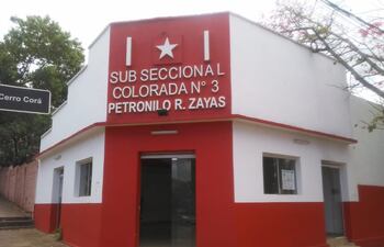 El ataque al local partidario fue esta madrugada.