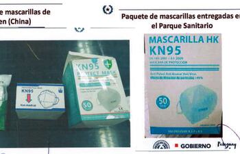 La CESC detectó que las firmas del clan Ferreira entregaron al Ministerio de Salud Pública mascarillas a las que habían cambiado la marca, las cajas e información valiosa sobre su no uso médico.