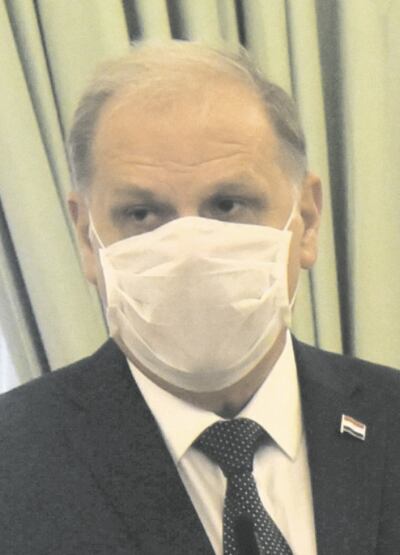 Joaquín Roa, ministro al frente de la SEN.