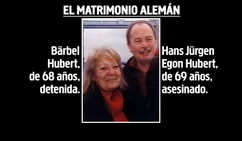 Matrimonio alemán donde supuestamente la mujer mató a su marido por salir a andar en moto con sus amigos.