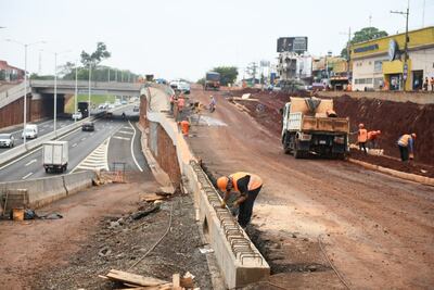 La construcción del Multiviaducto de Ciudad del Este se encuentra con 67% de avance.