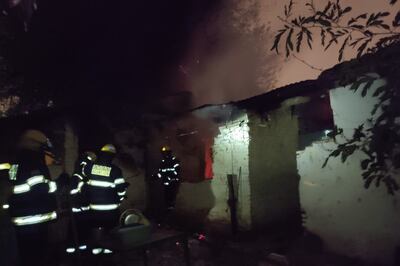 incendio Asunción bomberos