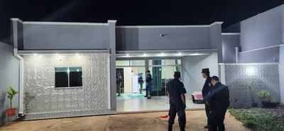 La lujosa casa donde ocurrió el crimen, alquilada por la víctima y su pareja.