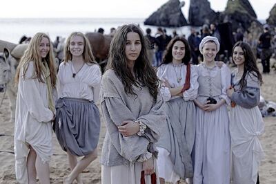 Las actrices protagonistas de “Akelarre”, de Pablo Agüero.