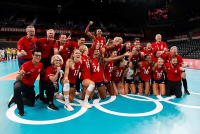 Estados Uidos ganó el oro en el Voleyball femenino.