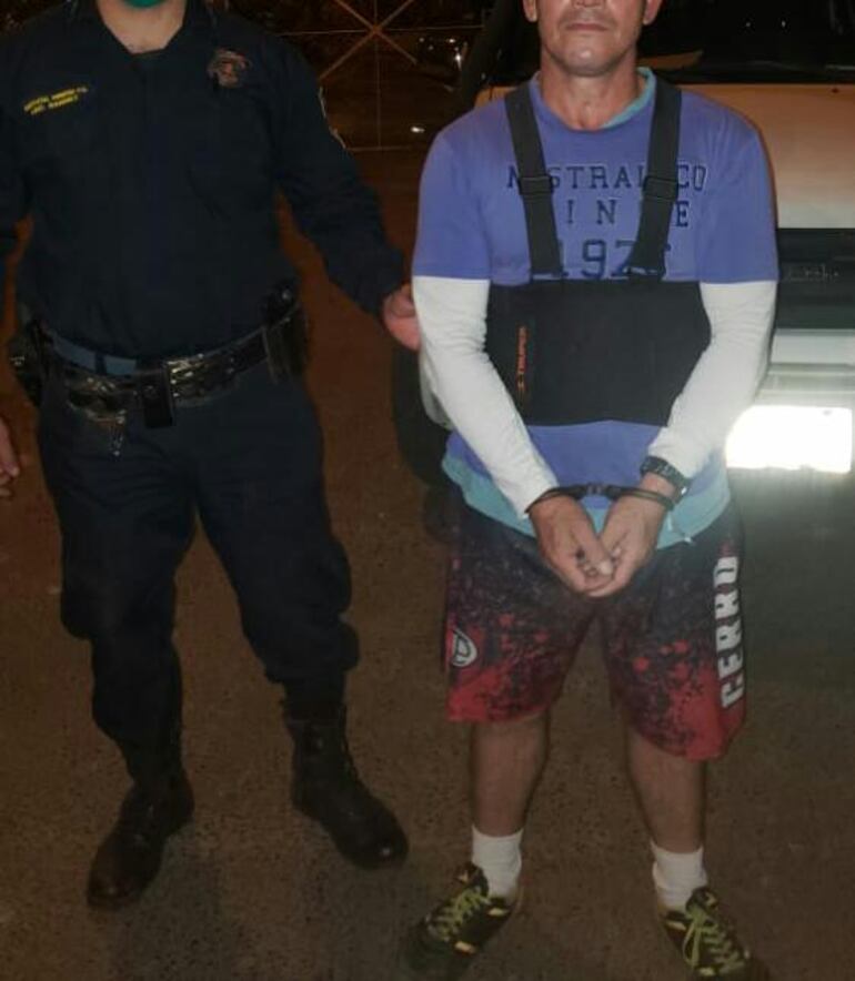 Detenido por actos de exhibicionismo.