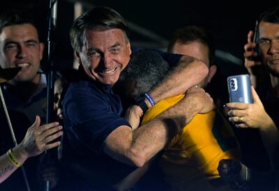 Jair Bolsonaro en una foto hecha el pasado 24 de agosto.