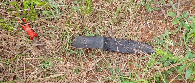 A unos 700 metros del campo de la familia Recalde encontraron el lugar donde procedieron a faenar los animales