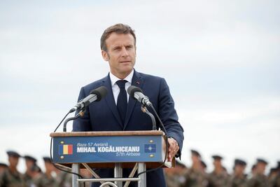Emmanuel Macron, presidente de Francia.