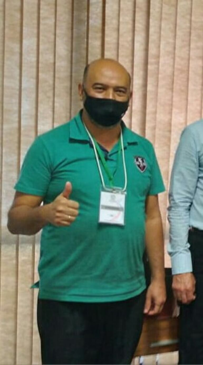 Marcial Báez, vicepresidente de la Federación nacional de trabajadores del Senepa .