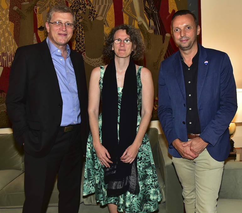 Jerome Piv, Emeline Javierre y Gruilhem Costa.