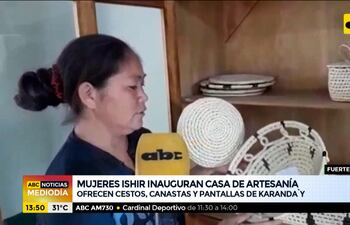 Mujeres Ishir inauguran casa de artesanía en Fuerte Olimpo