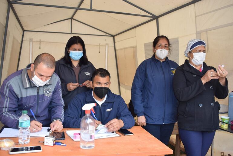 Escasa participación para recibir segunda dosis en Carapeguá.