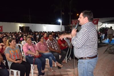 Roque Sarubbi, precandidato a la Gobernación de Caazapá, por Fuerza Republicana.