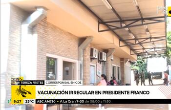 Imagen de referencia. El director del Hospital Distrital de Presidente Franco, Luis Villalba fue apartado del cargo por su supuesta vinculación en vacunaciones irregulares.