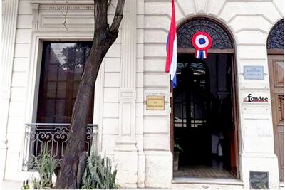 Sede del Fondo Nacional de la Cultura y las Artes (Fondec), Asunción. El recorte presupuestario anunciado en estos días para el próximo año es de 3.250 millones de guaraníes menos para la Secretaría Nacional de Cultura y 328 millones menos al Fondec.