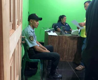 Christian Giménez González, detenido.