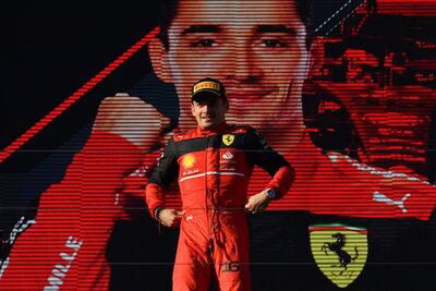 Charles Leclerc celebra su victoria en el Gran Premio de Australia disputado en el circuito Albert Park Grand de Melbourne.