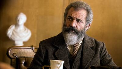 Mel Gibson en "Entre la razón y la locura".
