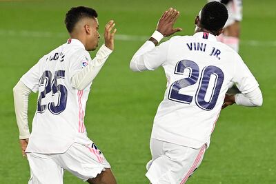 Real Madrid igualó gracias a un gol de Vinicius