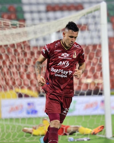 Gustavo Ramírez marcó un gol para el Tolima ante Pereira por la Copa Colombia.