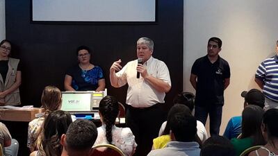 Senador Daniel Rojas (PLRA) participó de la capacitación realizada en un hotel de la ciudad de Encarnación.