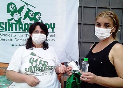 Marciana Santander,  secretaria general de Sintradespy.