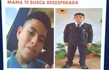 César Elías Ortega, salió de su casa el domingo pasado tras una discusión con su madre y hasta ahora nadie sabe de su paradero.