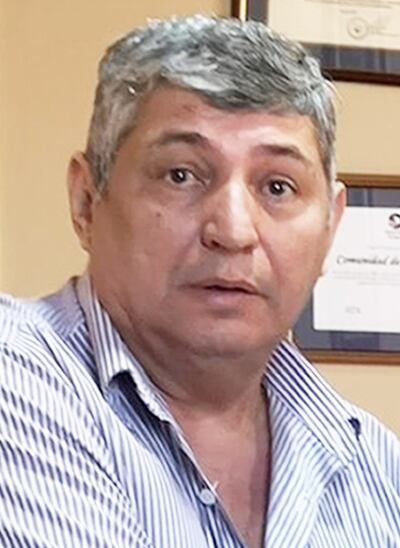 José Vallejos (colorado cartista), intendente.