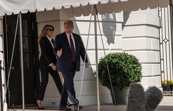 Trump y la primera dama Melania dan positivo por coronavirus