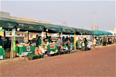 Feria granjera en la Costanera de Asunción