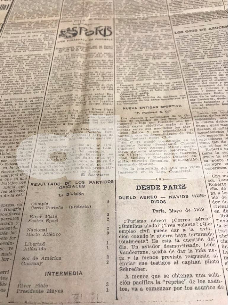 La Tribuna y el superclásico de 1919 cuando la gripe española azotaba al país.