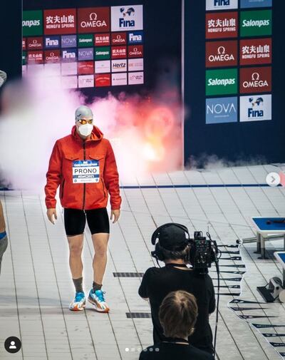 En su segunda y penúltima prueba en Berlín, Renato Prono rozó el podio en esta parada de la Copa del Mundo de Natación.