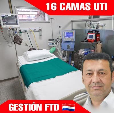 El diputado Freddy D'Ecclesiis sigue haciendo campaña sobre todo aprovechando las necesidades de salud en su departamento.