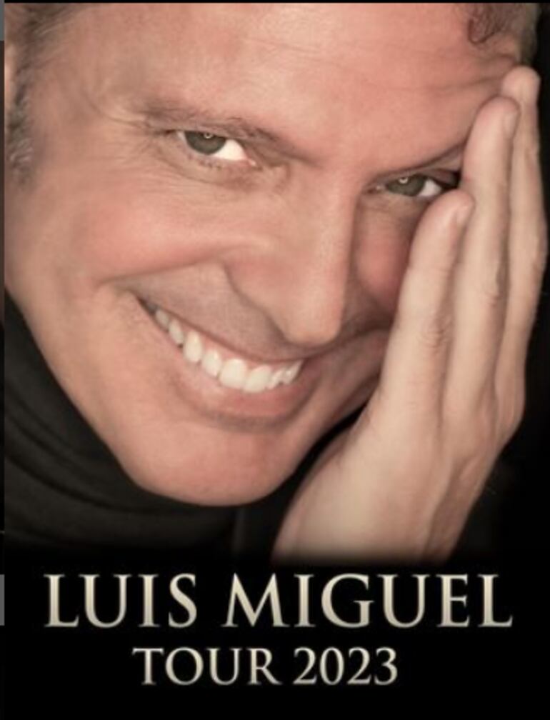 La publicación realizada por Luis Miguel, sin dar mayores detalles de la gira que marcará su regreso a los escenarios.