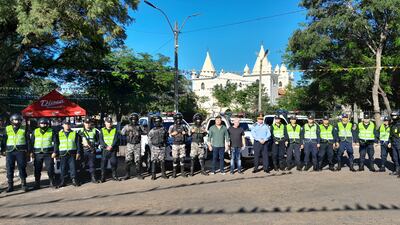 Presentan plan de seguridad para las fiestas patronales de la ciudad de San Antonio.