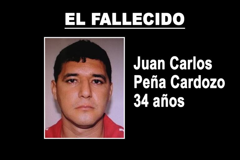 El fallecido Juan Peña, recibió un disparo de su propia pistola en la cabeza.