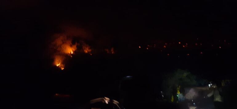 Incendio reserva Ybytyruzu