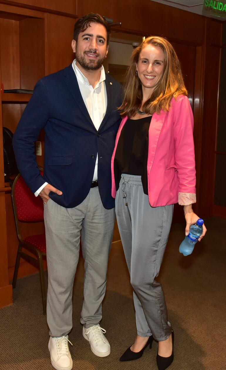 Paolo Defelippe y Rosario Giavedoni.